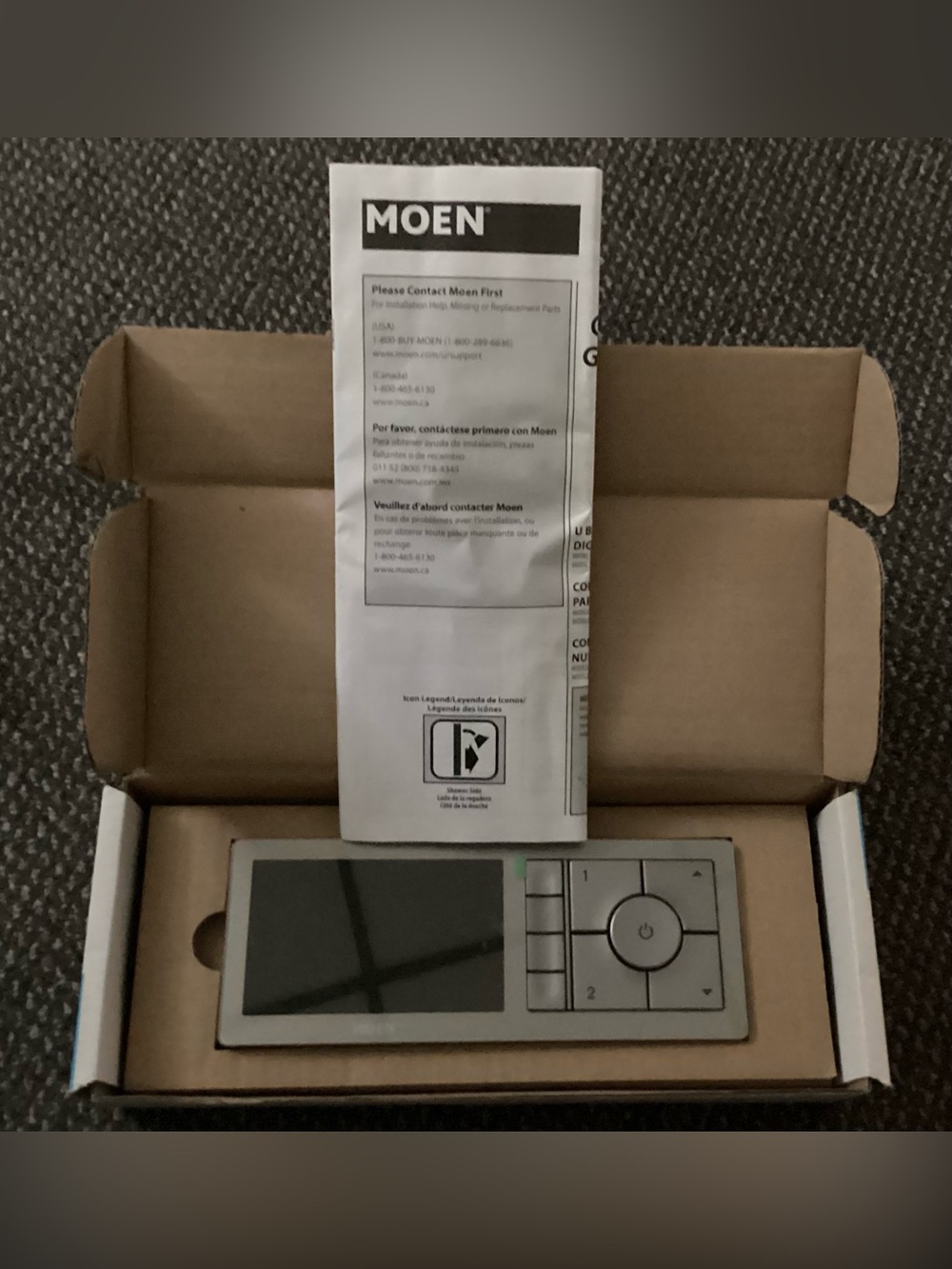 Moen TS3304TB 4-Outlet Digital Shower Controller Terra Beige BRAND NEW MSRP $631